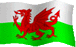 Wales Flag over Betws-y-Coed